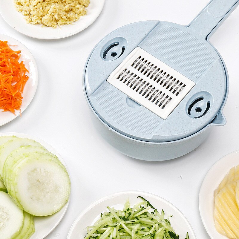 4L Vegetable Slicer Vegetable Washer Cutter Stainless Steel Veggie Potato Cutting Sliced Shredded Radish Cutter Kitchen product