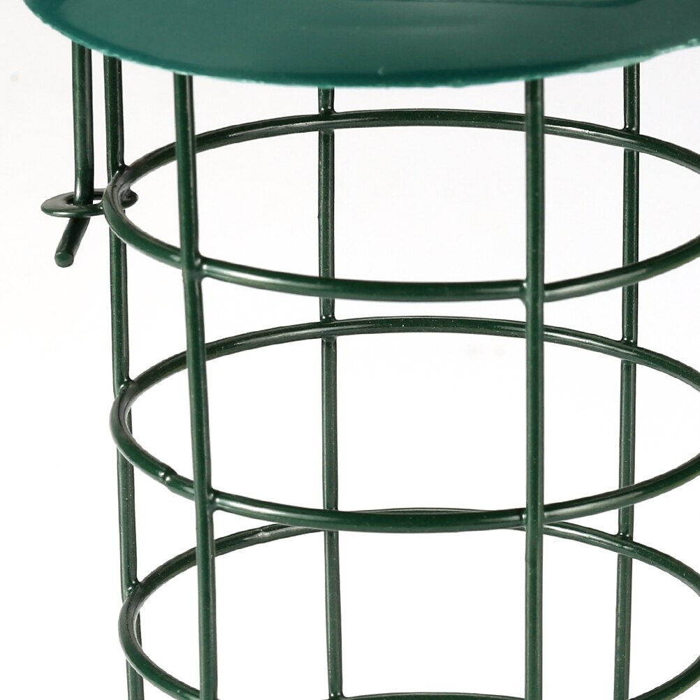 Outdoor Iron Wire Hanging Bird Seed Feeder Container Hanger Outdoor Garden Hanging Ports Seed
