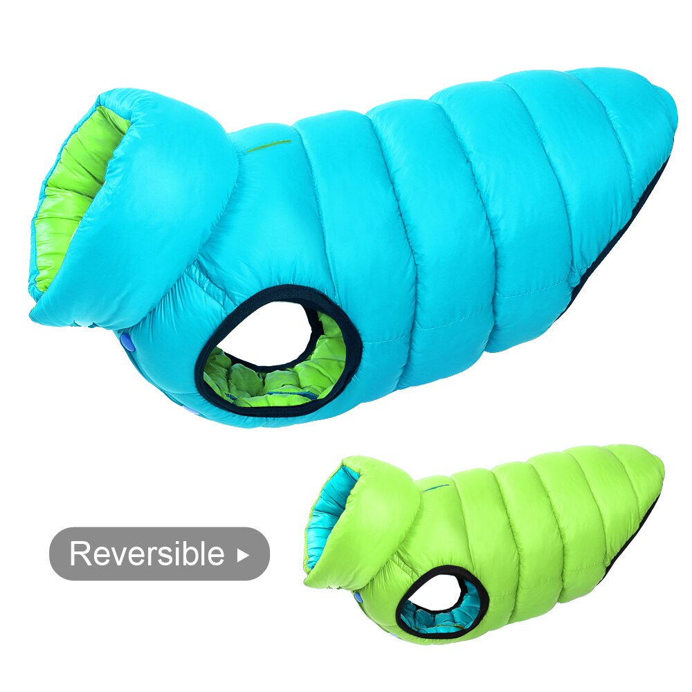 Large Dog Clothes Winter Warm Dog Coat Jacket Pet Clothing Waterproof Coats Pets Jacket Outfit For Medium Large Dogs Labrador: Light Green / S35