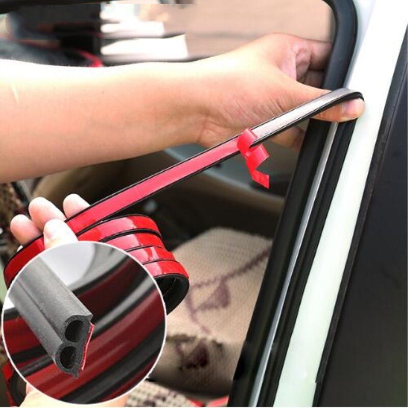 B forme voiture porte joint bandes son autocollant en caoutchouc pour Ford Mondeo mk4 Focus 2 3 mk3 Fiesta mk7 Ranger Fusion Kuga Ka accessoires