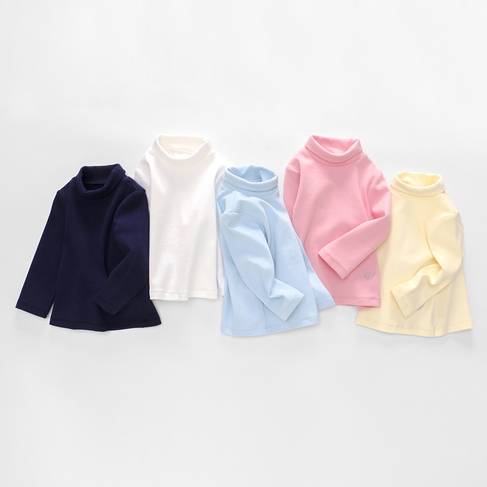 Vlinder – T-shirt à manches longues pour enfants, joli haut à col haut pour garçons et filles, 9M ~ 4T
