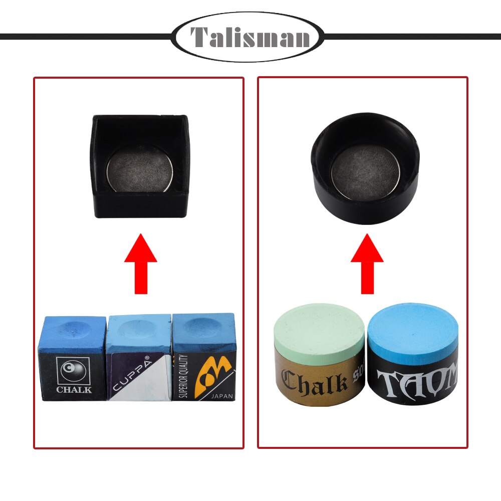 TAOM – porte-craie magnétique de billard, plusieurs formes, support de pointes de billard, accessoires de billard, de billard, de Snooker, Styles populaires