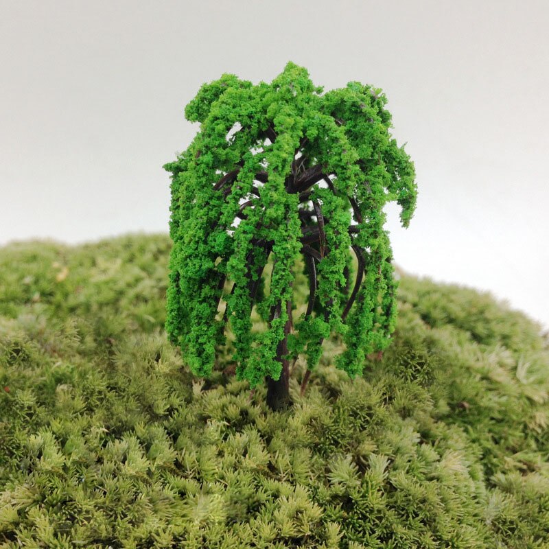 min order $10, Mini world landscaping decorative micro mini artificial cherry tree peach tree willow DIY accessories material