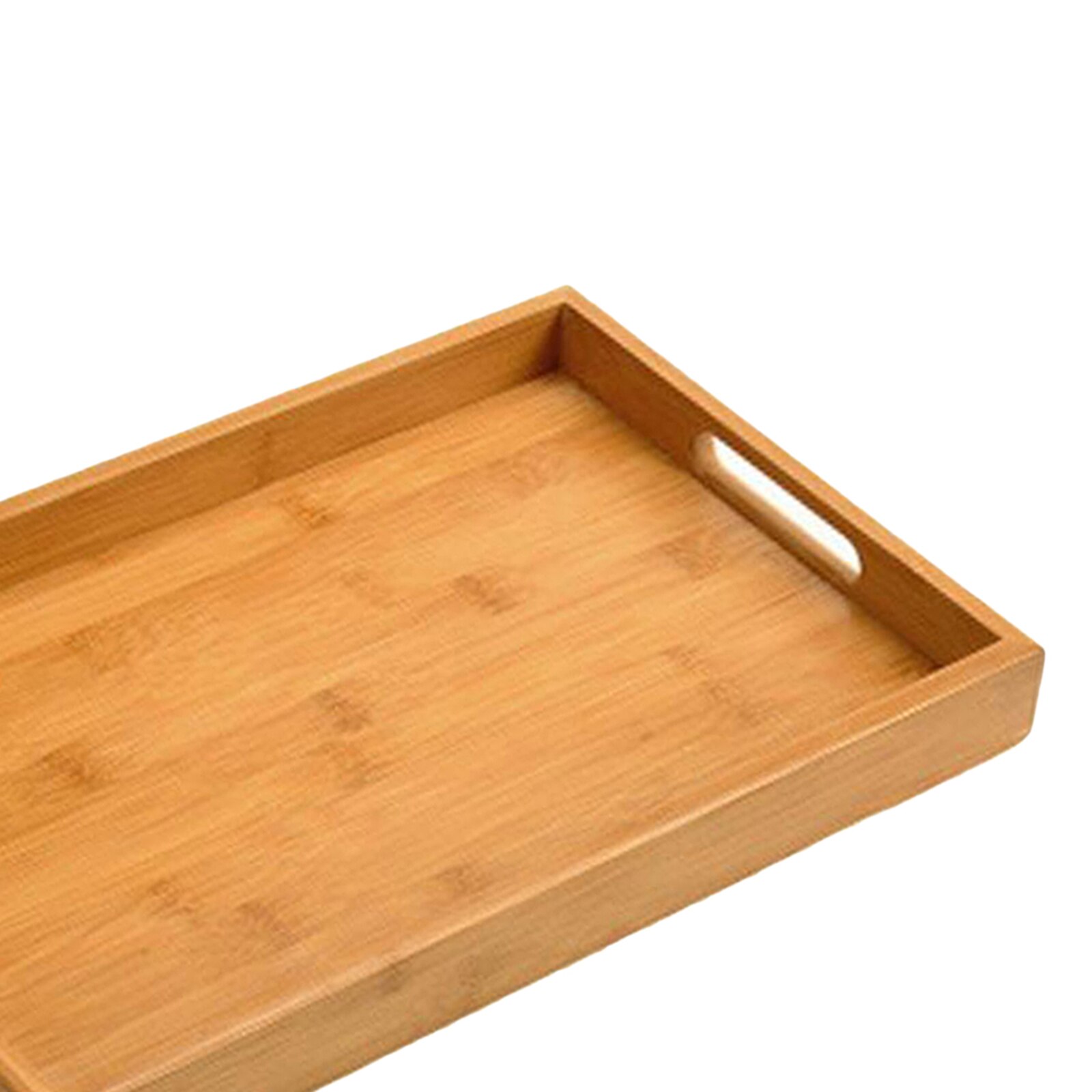 Dienblad Bed Ontbijt Diner Tafel Houten Schotel Met Handvat 36x23x4cm