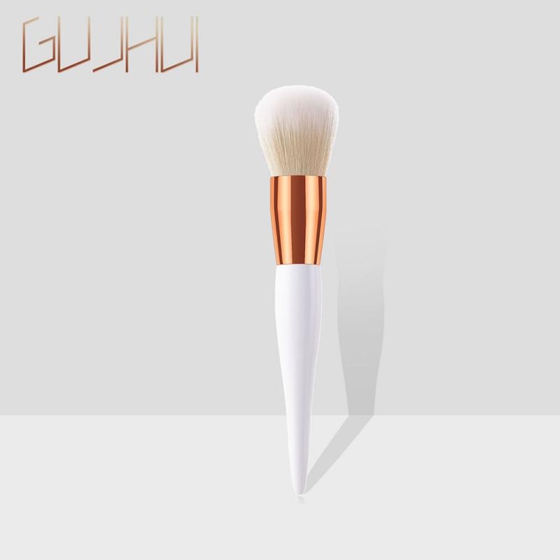 1/8pcs White Handle Makeup Brushes Set Foundation Blending Blush Face Shading Cosmetic Brush Contouring Make Up Kit
