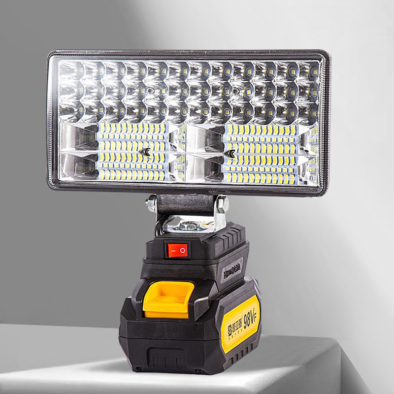 Til makita 18v li-ion batteri led arbejdslampe 3/4/8 tommer lommelygte bærbar nødprojektør udendørs camping vandreture lampe