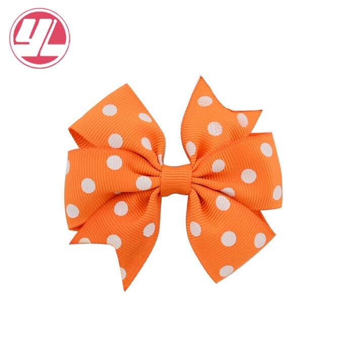 Stip 3 inch kinder grosgrain lint strikken met clip boutique strikken doe-het-zelf haaraccessoires voor babymeisjes 592: 9