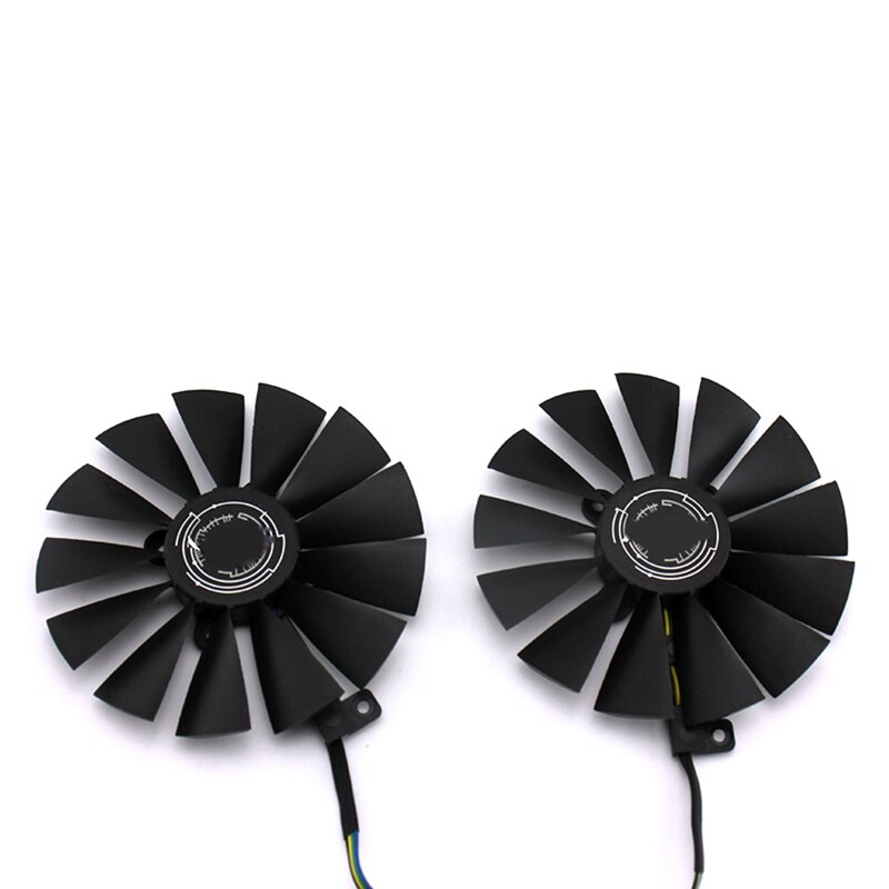 1 Paar Gpu Cooling Fans Videokaart Radiator 95Mm Forasus RX580/RX570/470/1070/1050ti/1050 Grafische Kaart Gpu Koeler Fans