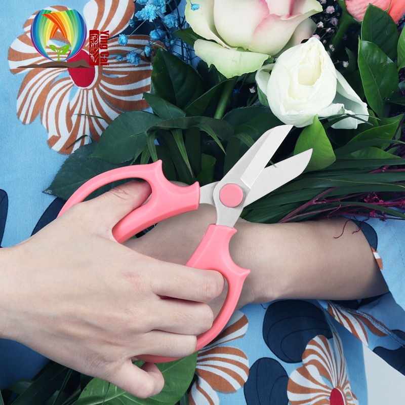 Rustfrit stål haveblomst saks dekoration saks blomster beskæring saks havearbejde multifunktionel have saks