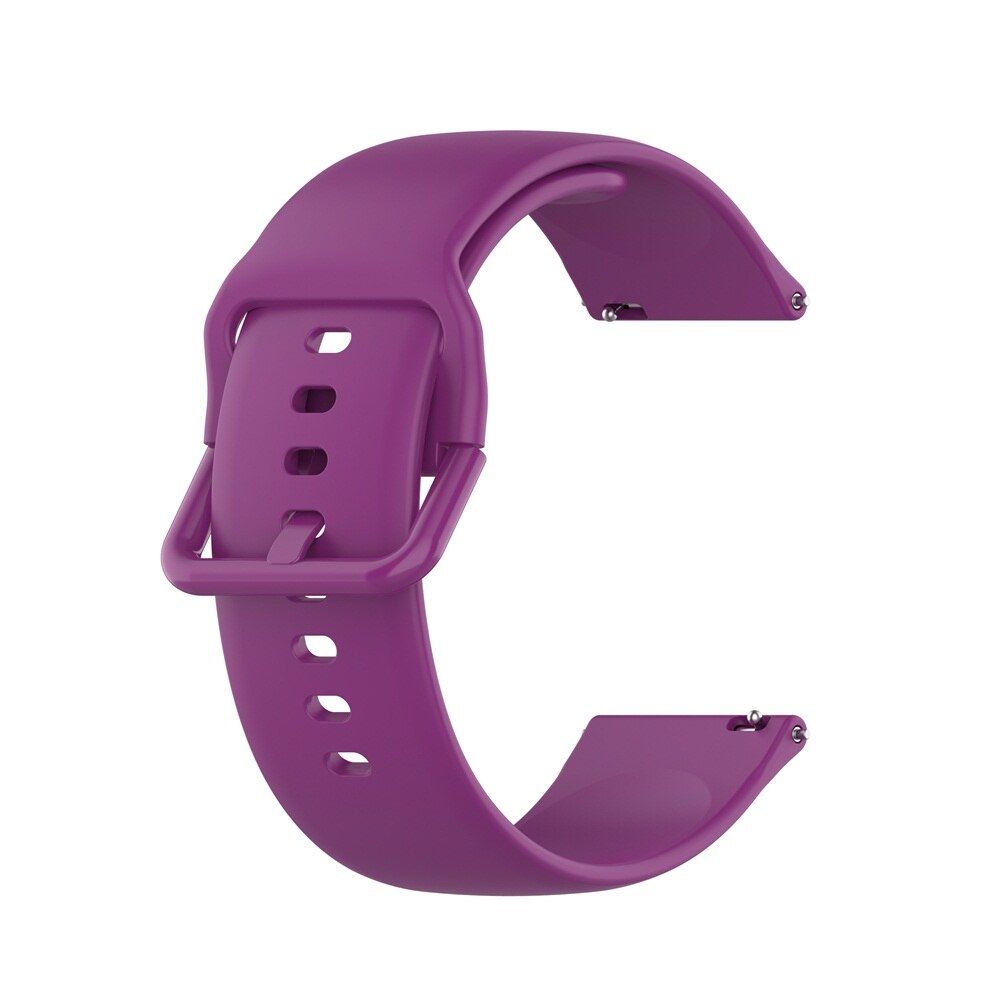 FIFATA-Correa de silicona para Fitbit Versa 2 / Versa Lite/Versa, repuesto de pulsera para Fitbit Versa2: Púrpura / L