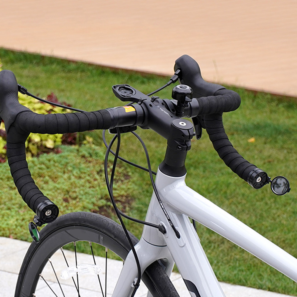 Sykkelstyre konvekst speil justerbart roterbart sykkelstyreplugg bakspeil hd til mountainbike landeveissykkeltilbehør