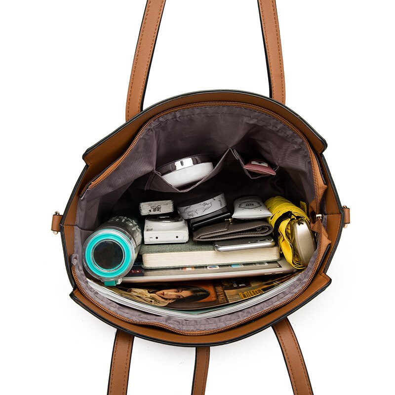 Lelie Koningin Vrouwen Vintage Crossbody Tas Grote Capaciteit Handtas Solid Pu Vrouwelijke Sac Dames Tassen