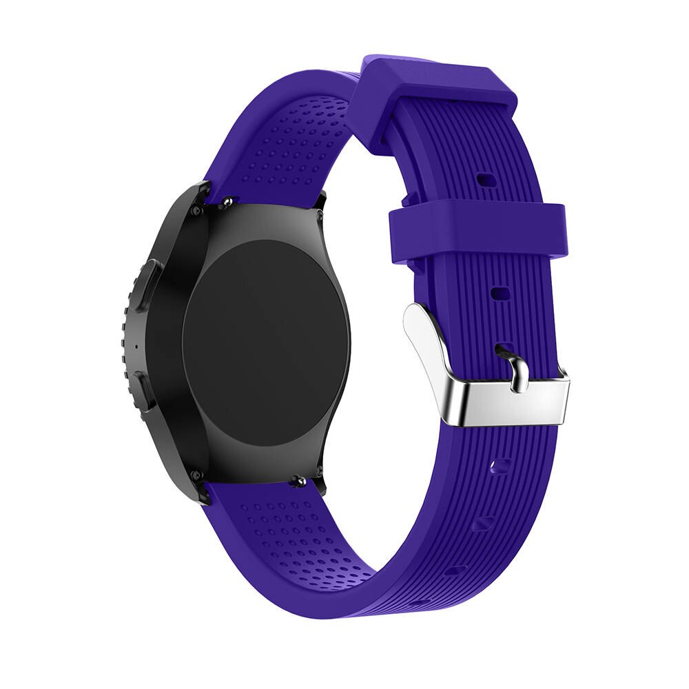 Soft Silicone watchband For Samsung Gear Sport 20mm Replacement Wristband Strap for Samsung Gear S2/S4 Classic smart Accessories: purple