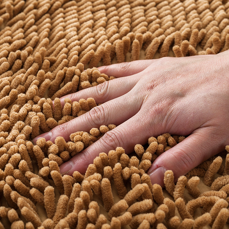 40*60 CM tapis de salle de bain Chenille tapis de bain antidérapants tapis de sol en microfibre absorbant l'eau rapide