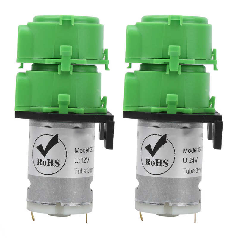 3 x 5mm Peristaltic Pump Peristaltic Pump Double Head Mini Liquid Water Dosing For Fish Tank Aquarium