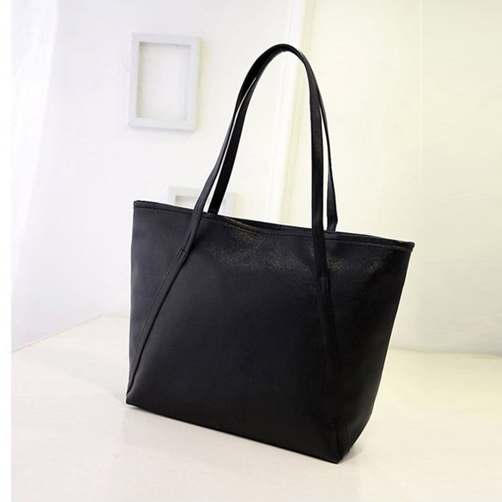 #35 Sac à Main femmes solide Simple haute capacité Sac à Main messager fourre-tout sacoche sacs à bandoulière Sac De Plage Sac Main Femme: A