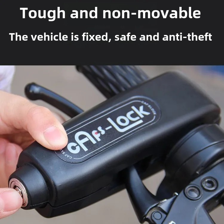 Motorcycle Handlebar Lock Throttle Lock Anti-Theft Lock Electric Vehicle Lock Tricycle Battery Car Handle Lock Brake Lock