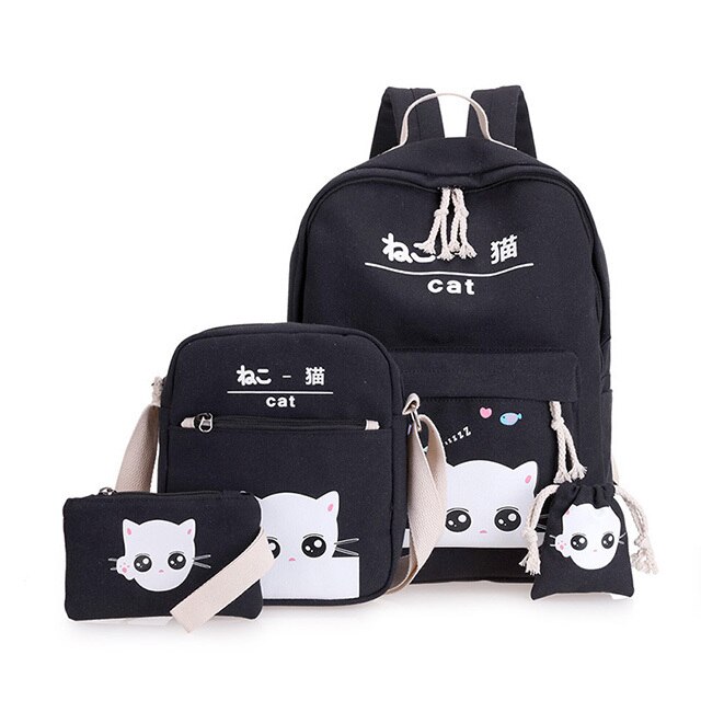 4pcs Cartoon School Bags For Children Backpacks Girls Boys SchoolBag Lovely Kids Bags Printing Mochilas Escolares Infantis