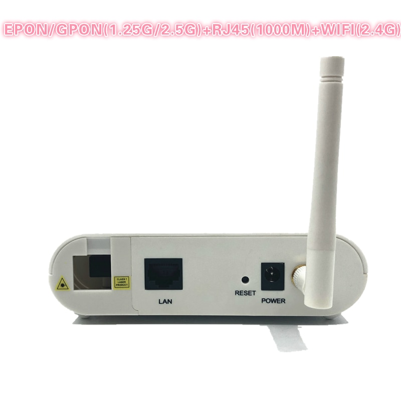 ONU EPON 1,25G GPON 2,5G XPON (1,25g/2,5g) ONU mit wifi FTTH NETZWERK onu wifi Modem 10/100/100 0M RJ45 WIFI 2,4G FÜR OLT schalter