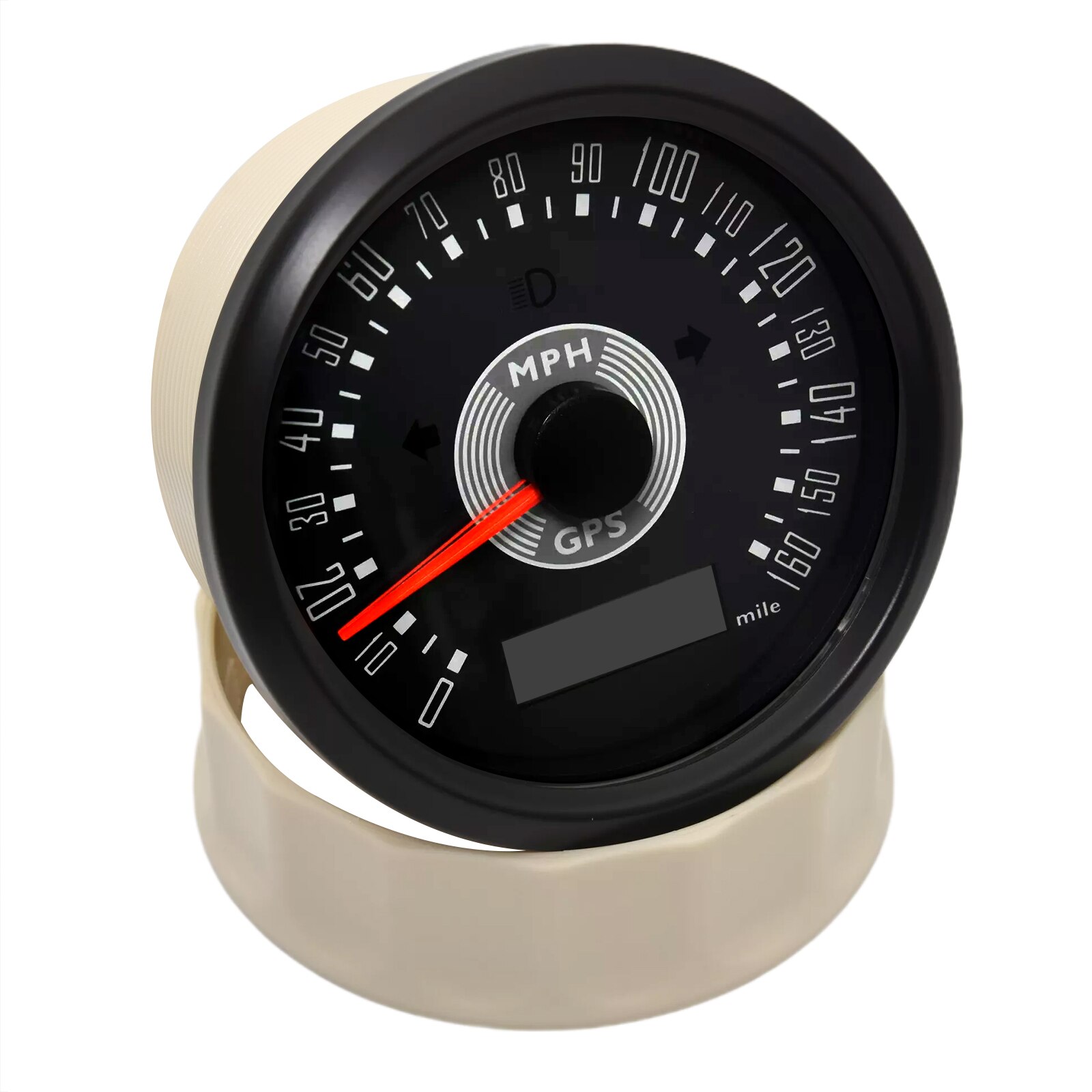 Waterproof 85mm GPS Speedometer 125/160/200(km/h/MPH) for Car Snowmobile Motorcycle ATV UTV Total Mileage Adjustable 12V 24V