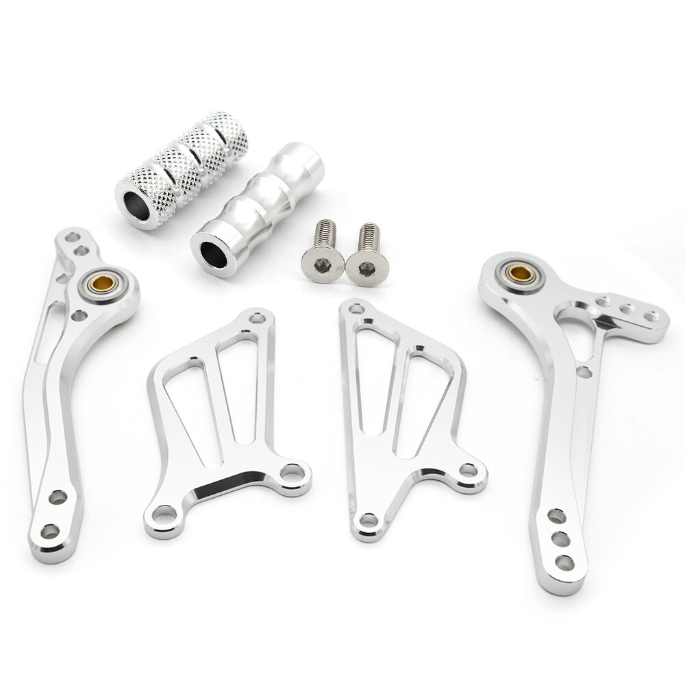 Voor Kawasaki ZX6R Zx 6R 05-08 Cnc Aluminium Motorfiets Achteren Geplaatste Voetsteun Footpeg Pedaal Achter Set Foot Rest accessoires Deel