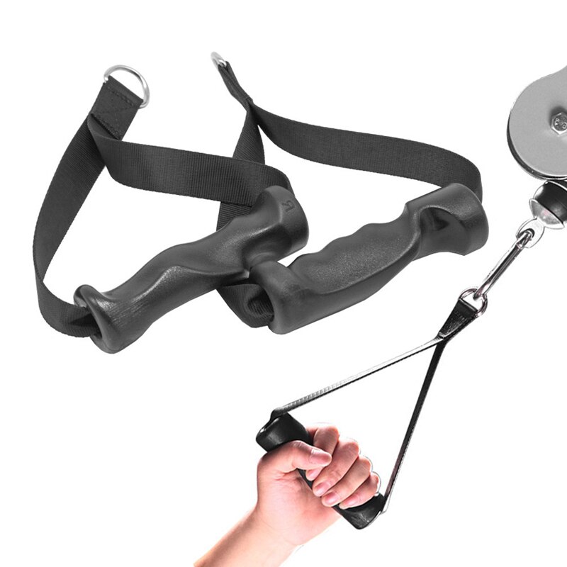Biceps Triceps Lat Pull Down Power Grips Fitness Workout Ergonomic Handle For Home Gym Pulley Cable Training Machine Equipments