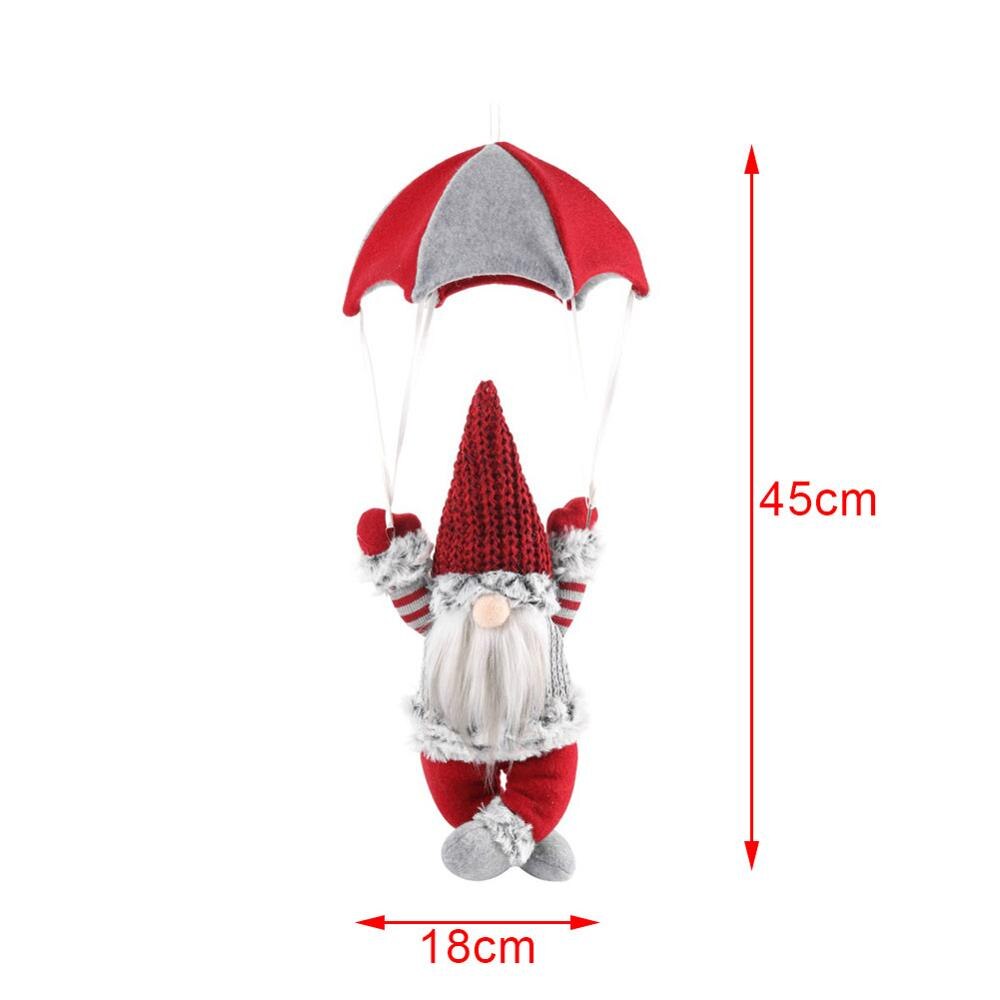 Christmas Home Ceiling Decorations Parachute 45cm Santa Claus Year Hanging Pendant Christmas Decoration Supplies Fast delive