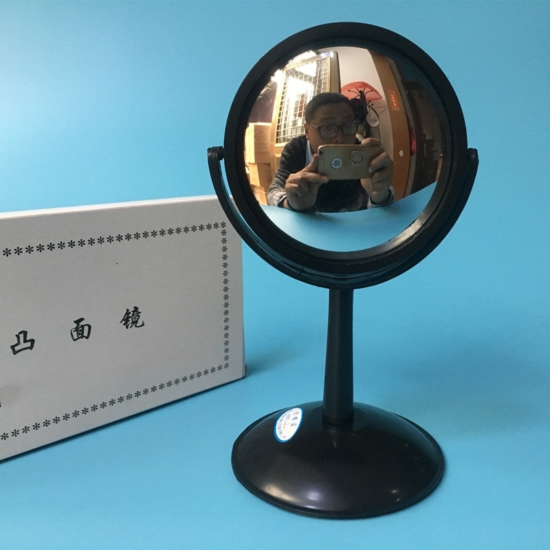Miroir convexe de 10cm de diamètre, équipement de laboratoire optique physique, principe de réflexion de la lumière, grand support, appareil d'enseignement