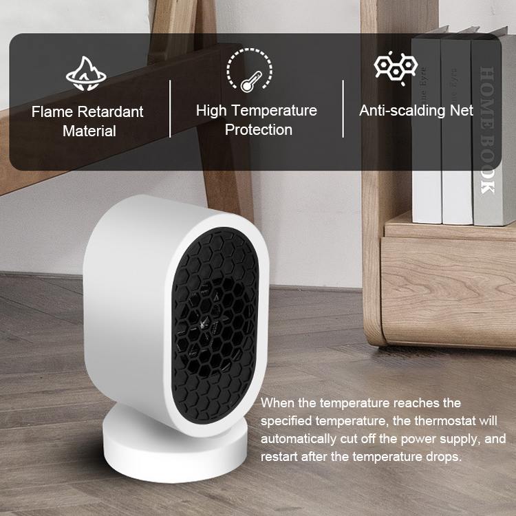 Mini Electric Heater Portable Home Heating Fan 600W Miniature Low Power Small Sun Heating Machine Low Noise Warm Air Blower