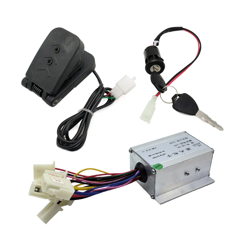 12V 24V 36V 48V 250W 350W 500W 800W 1000W Electric kart beach car with accelerator pedal brushed speed motor controller: Light Grey