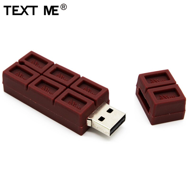 TESTO ME cartone animato Reale capacità modello di cioccolato usb flash drive usb 2.0 4GB 8GB 16GB 32GB 64GB pendrive regalo