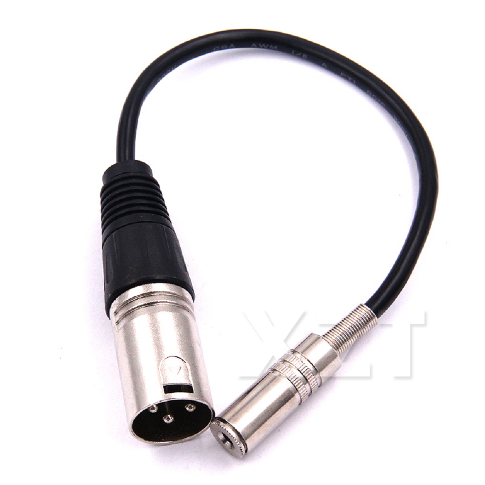 1 Stuks Hoge Snelheid 3.5 Xlr Audiokabel 3.5Mm Vrouwelijke Xlr Mannelijke Audio Lijn 3P Xlr Kanon 3pin Aux Lijn Draad Koord Converter