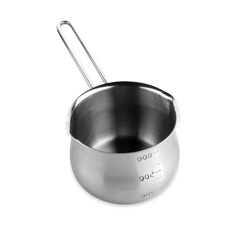 Non-Stick Pan Milk Pot Butter Chocolate Melted Heating Pot Warmer Pan Small Saucepan Cheese Pot With Pour Spouts 300g