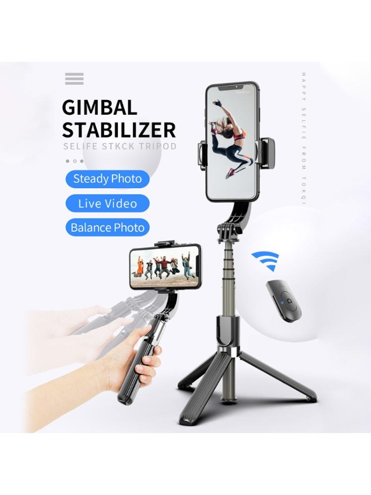 Bluetooth Handheld Gimbal Stabilizer Mobiele Telefoon Houder Voor-Iphone/-Huawei 77HA