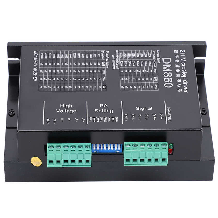 Step Motor Driver Stepper Controls Drives DM860 Support PUL/DIR/CW/CCW Mode Digital Stepper Drives