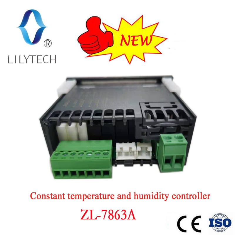 LILYTECH, ZL-7863A, Constant temperature humidity controller, Day night simulation, Greenhouse Reptile Room controller