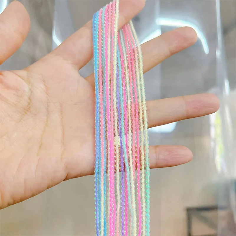 90 Cm Mix Kleurrijke 4-30 Stuks Haar Vlechten Touw Strengen Voor Afrikaanse Vlechten Meisjes Diy Paardenstaart vlechten Vrouwen Styling Haaraccessoires: Chocolade