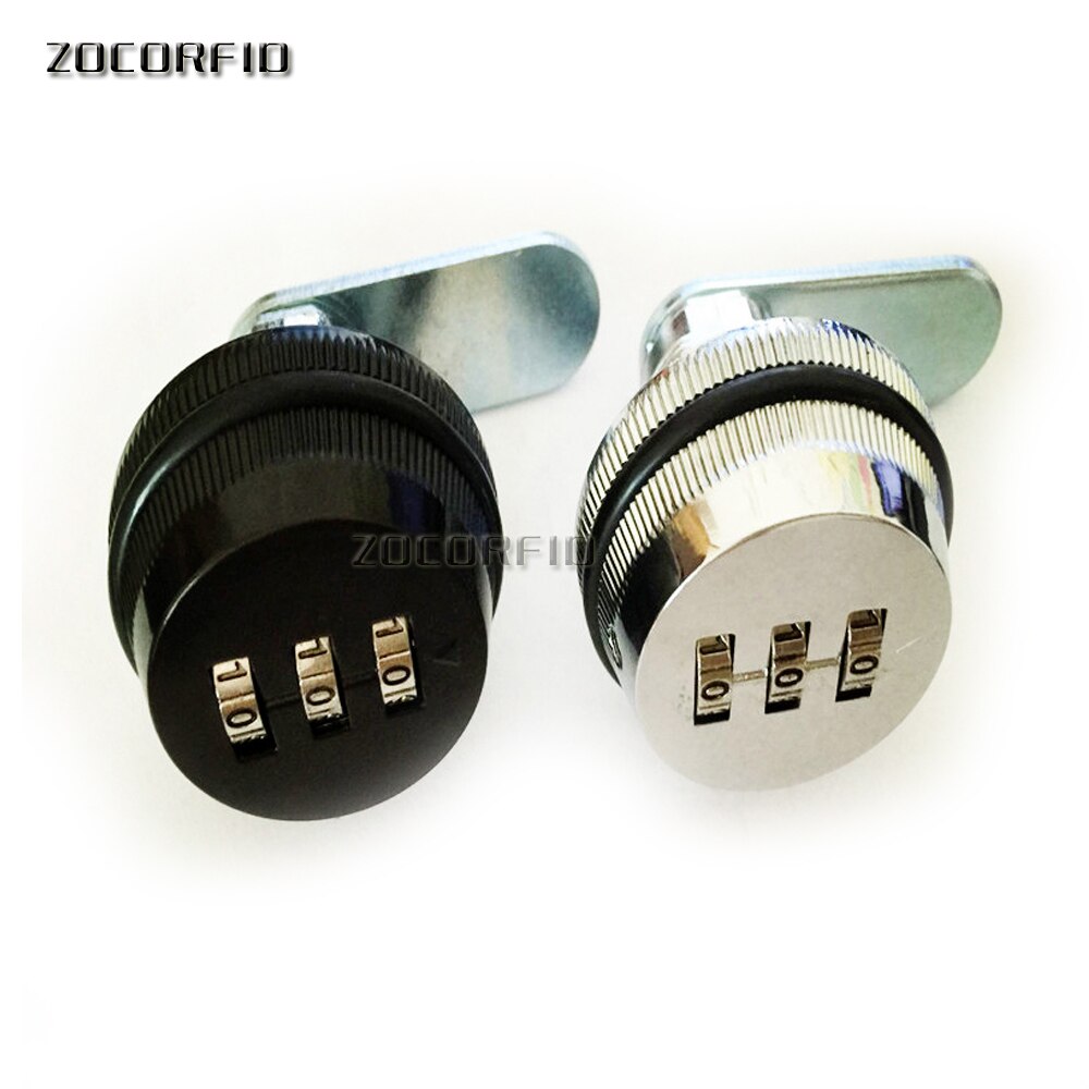 Combination Cabinet Lock Black/Silver Zinc Alloy Password Locks Security Home Automation Cam Lock For Mailbox Cabinet Door