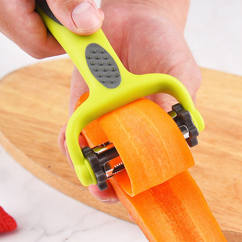 1Pcs 3 in 1 Vegetable Peeler-Citrus Fruit Peeler for Orange Lemon Cocktails - Carrot and Potato Peeler