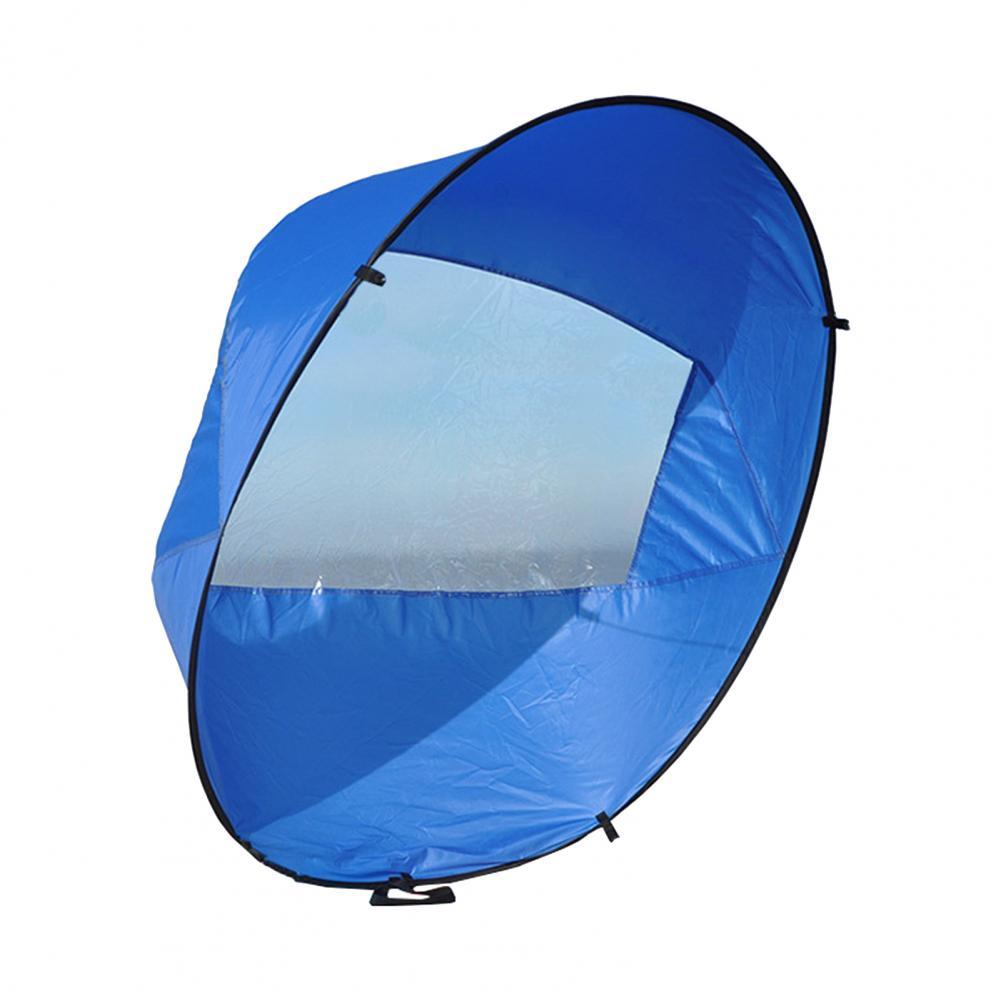 Wind Sail with Clear Window Perfect Protection Foldable Ultralight Summer Surfing Downwind Sail for Kayaking: Blue