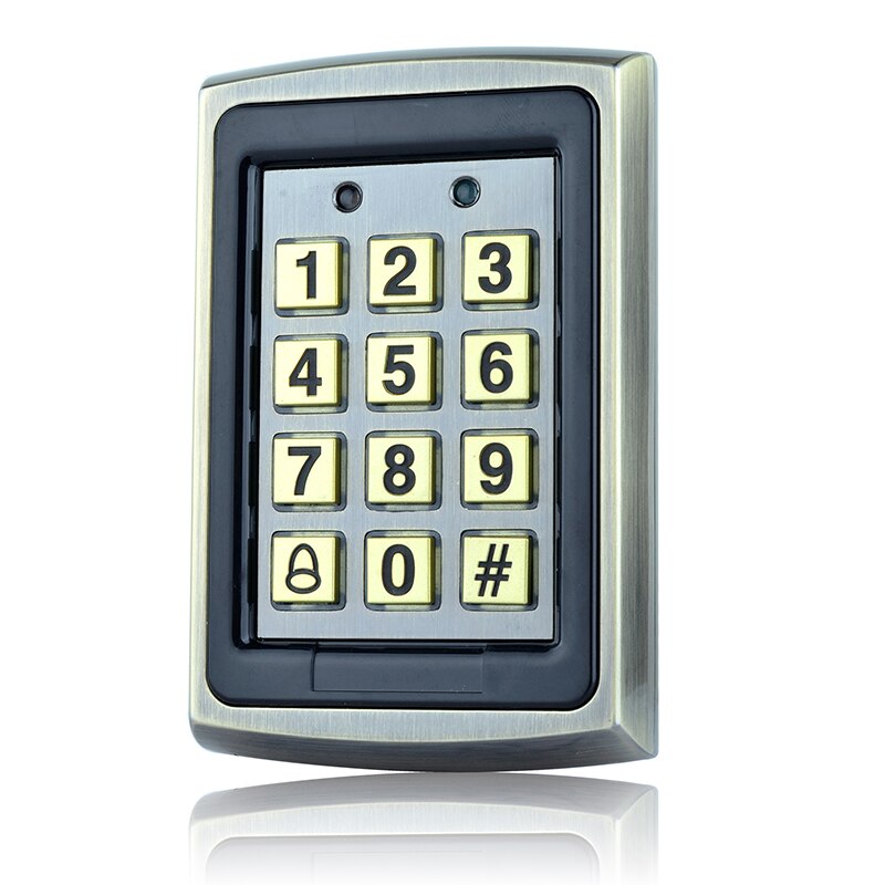 Waterproof RFID access control keyboard outdoor rain cover 125KHz EM card reader for access control system