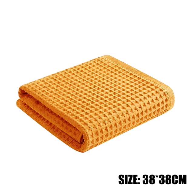 Toalla para lavado de coches, limpieza de vidrio, secado de agua, toallita de microfibra para limpieza de ventanas, tejido de gofres para cocina, baño, hogar y oficina