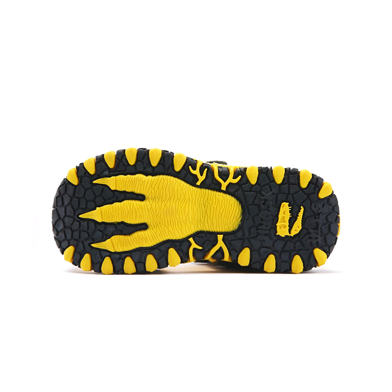 DINO-Sandalias de dinosaurios para niños de 3 a 8 años, zapatos de playa de cuero t-rex, con Velcro y Punta cerrada, a la , 2022