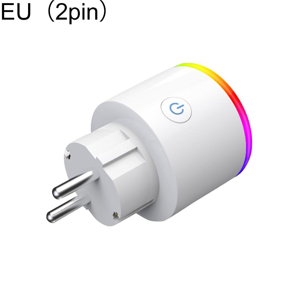 Smart Plug with Power Monitor wifi wireless Smart Socket Voice Control: EU Plug
