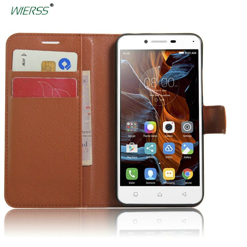 Pour Lenovo K5 Étui Portefeuille En Cuir étui pour Lenovo Vibe K5 Plus A6020 A6020a40 A6020a46 Citron 3 téléphone étuis de Couverture arrière avec Support