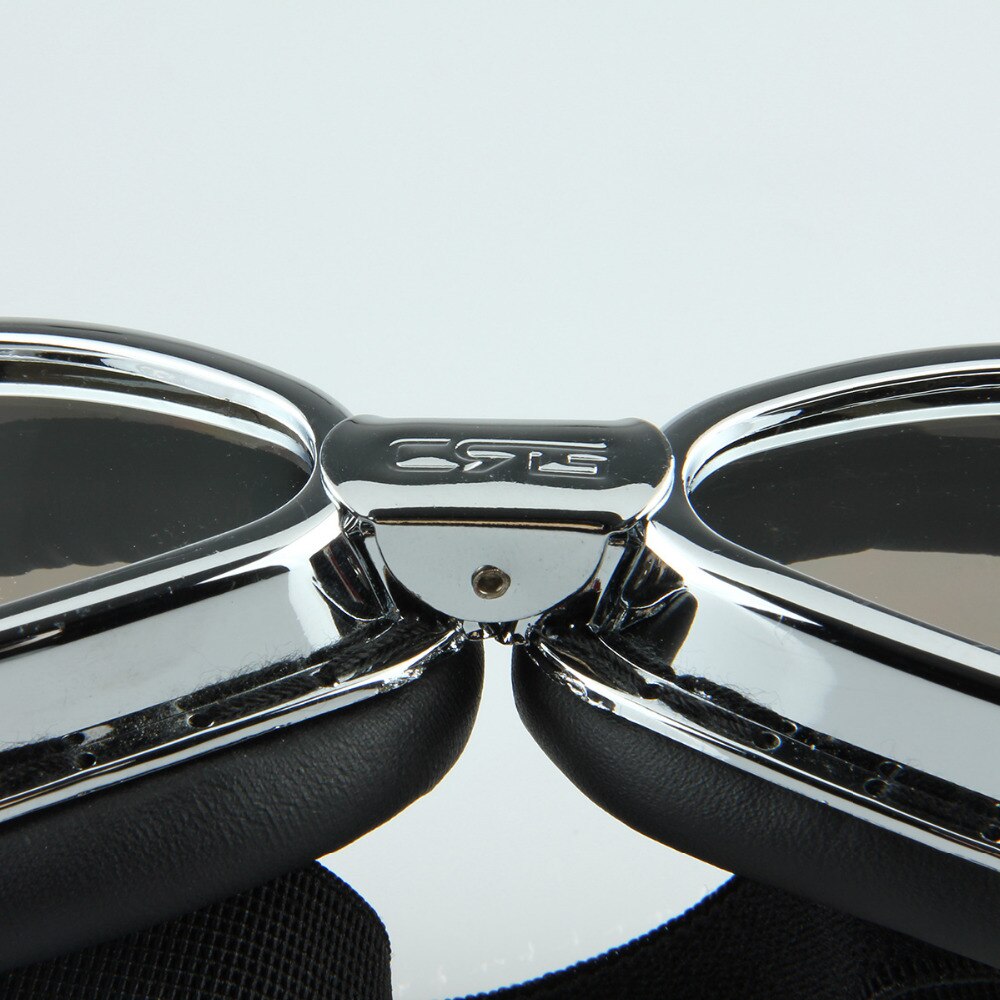 POSSBAY Pilot Cruiser Motorcycle Glasses Bike Riding Goggles Eyewear Protect Glasses Lens UV-Protection Cafe Racer