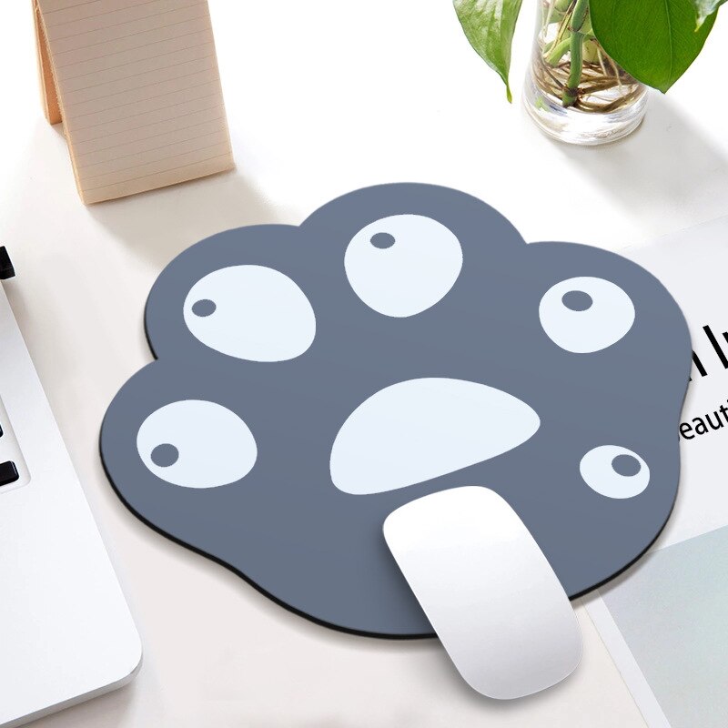 Kawaii Desk Pad Cute Mouse Pad Cat Pow Gaming Deskpad Desk Mats Office Accessories Mat for Mice Mouse Gamer: Q