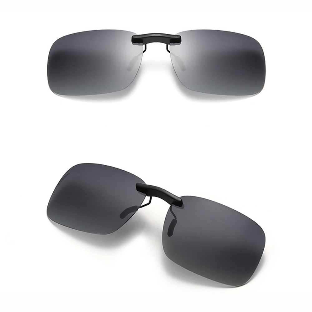 Klassnm-gafas de sol polarizadas sin montura para hombre y mujer, lentes de Clip angostas, antideslumbrantes, UV400, novedad