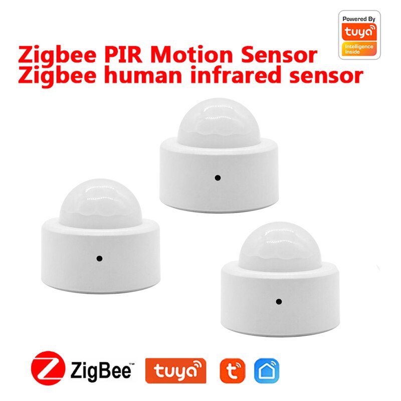Tuya Zigbee3.0 Menselijk Lichaam Sensor Smart Body Beweging Pir Motion Sensoren Zigbee Mini Pir Motion Sensor Gebruik Met Gateway