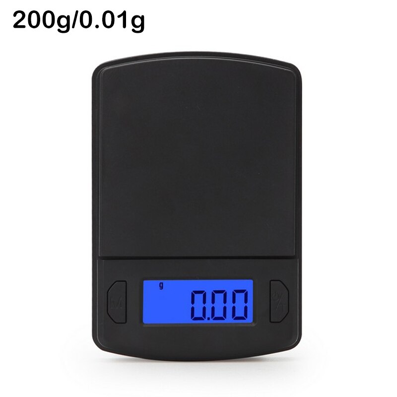 High Precision Pocket Scale Digital for Gold Sterling Jewelry Scales Weight Gram Balance LCD Electronic Mini Scales: 200g-0.01g